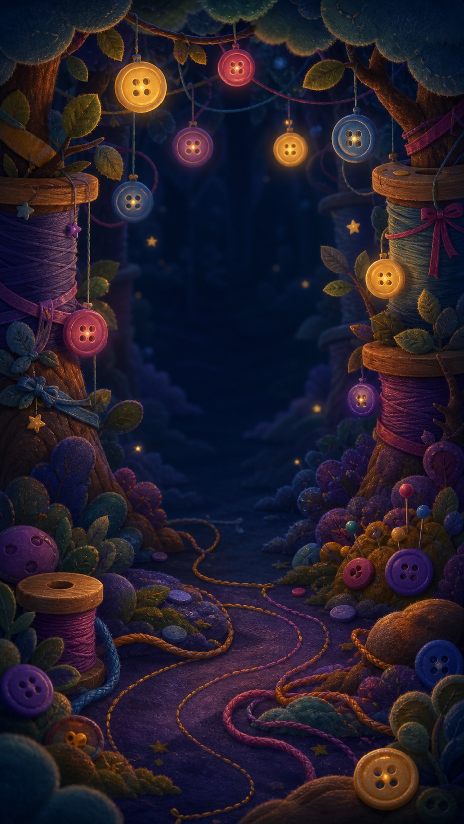 Button Forest background from Teddy Toy Match.